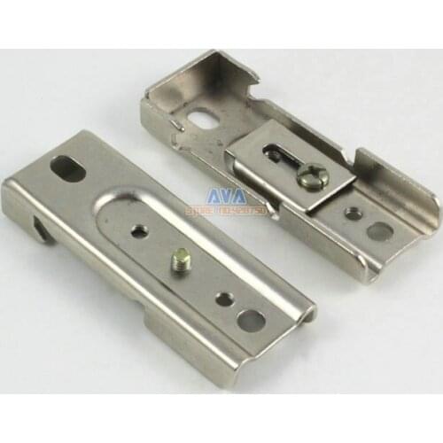10 Pieces Curtain Track Bracket Curtain Track Brace 64x24mm