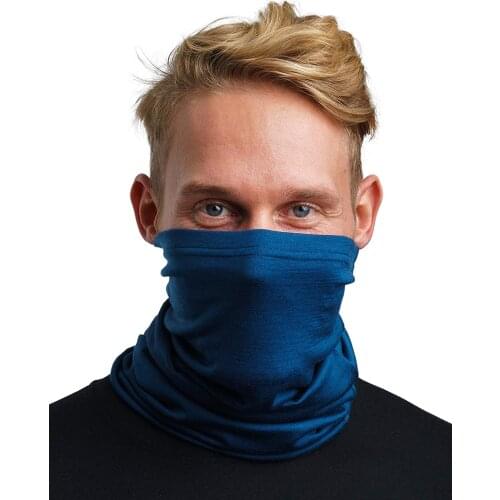 100% Merino Wool Neck Gaiter& Bandana Women Men Merino Lightweight Face Mask Neck Warmer Ring Wrap 1 Layer Warm Cover & Scarf