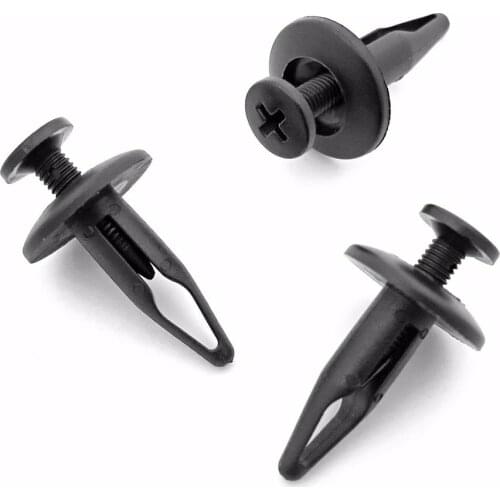 20PCS Plastic Rivet X-Type Sill Moulding / Side Skirt Trim Clips - Set Plastic Clips FOR Jaguar Car Accessories