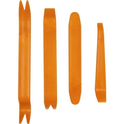4Pcs Portable Auto Car Radio Panel Door Clip Panel Trim Dash Audio Removal Installer Pry Kit Repair Tool Pry Tool Hand Tools