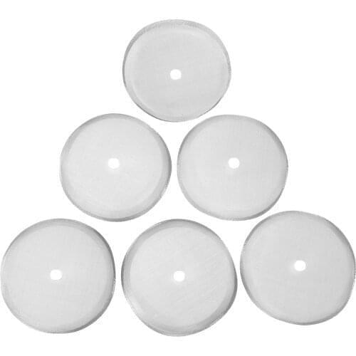 6Pcs Reusable Stainless Steel Mesh Replacements French Coffee Press Filter Screen for 350/800/1000ml French Press Coffee Makers