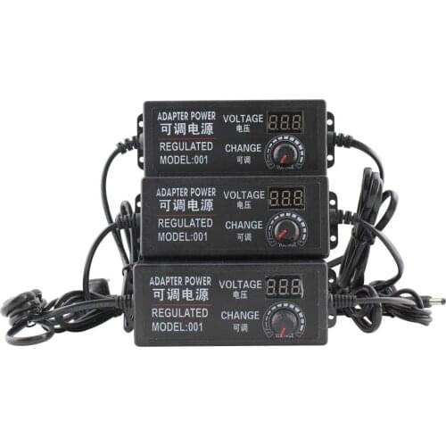 Adaptor DC 3V-12V 3V-24V 9V-24V Adjustable AC 12 V Change Universal 24v plug power adapter supply for US EU Plug charger