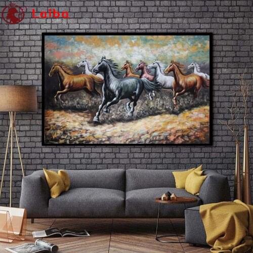 5 d diamond mosaic Abstract animal art, painted running horse For Living Room Home Decor diamond Painting embroidery mosaic