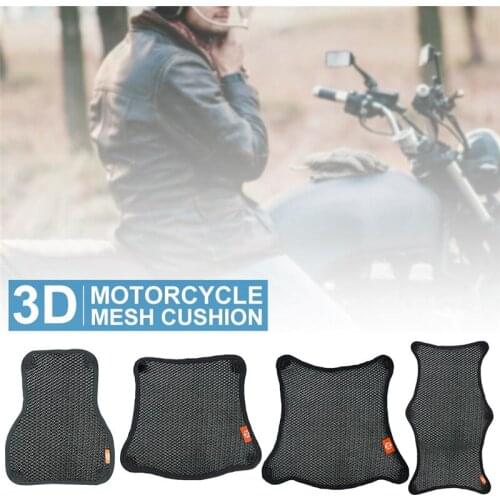 Damping Anti-skid Pad Pain Relief Motorcycle Mesh Elastic Ventilation and Heat-resistant Seat Cover Motorcycle Seat Cushion