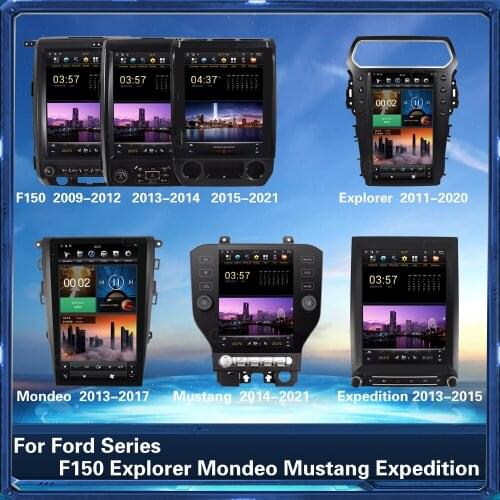 2din Android For Ford F150 2009-2021 Explorer Mondeo Mustang Expedition Car Radio GPS Navigation Car Multimedia Player stereo