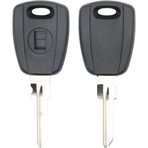 DAKATU Uncut Car Transponder Key Shell Case For Fiat Stilo Punto Seicento Fob Car Key Case No Chip Keyless GT15R blade