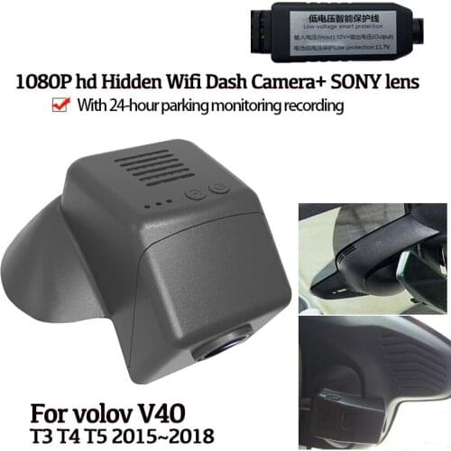 Car DVR Wifi Video Recorder Dash Cam Camera For volov v40 T3 T4 T5 2015 2016 2017 2018 high quality Night vision full hd 1080p