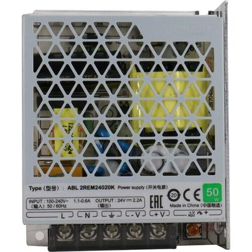 Schneider Electric ABL2 switching mode power supply ABL2REM24020K input single-phase 100-240VAC 50W output 24VDC 2.2A