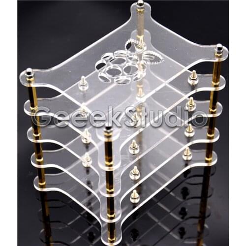 Four Layers of Acrylic Case Enclosure Shell for Raspberry Pi 2 / 3 Model B