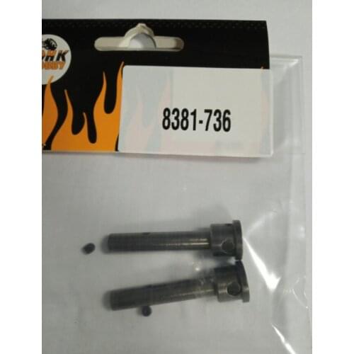 DHK 1/8 RC CAR PARTS 8381-736 wheel axle (2pcs)