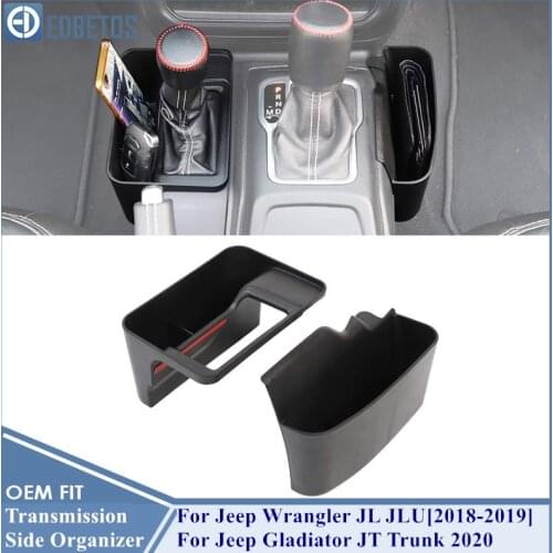 For Jeep Wrangler JL JLU 2018 2019 and Jeep Gladiator JT Trunk 2020 Accessories Car Storage Organizer Plastic Storage Box