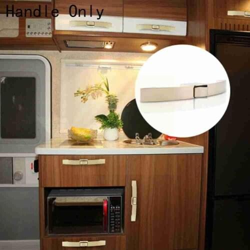 FC03-128 Pull Handle RV Car Wall Cabinet Door Lock Push Handle Latch Drawer Locker Furniture Yacht Button Keyless V1N7