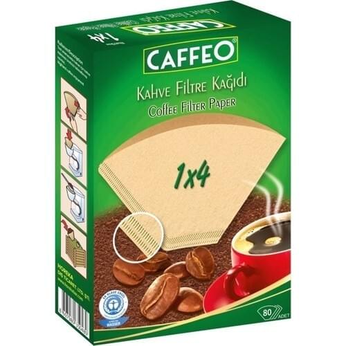 Caffeo Coffee Filter Paper 1 X4 80 Pcs Coffee Brew Lezzetini Floors Easy Use Coffee Filter Paper