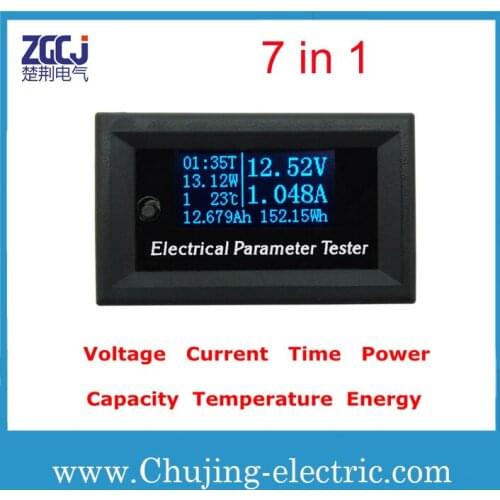 33V/3A Voltage, Current, Time, Power, temperature, energy, capacity 7 in 1 DC Multifunction Tester electrical parameter Tester