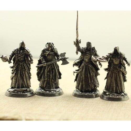 Middle Ages Legion Wraith Soldiers Models Toy Figurines Miniatures Metal Copper Mens Gifts Desktop Ornaments Decorations Crafts
