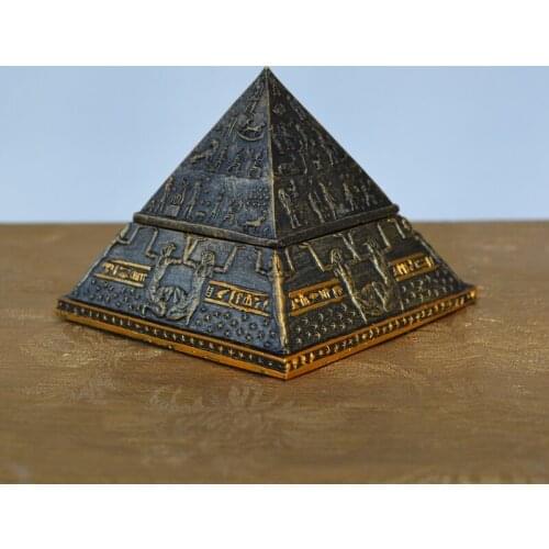 PERSONALITY ANCIENT EGYPT KHUFU PYRAMID MODEL CREATIVE SMALL DECORATION HOME DECORATION CRAFTS JEWELRY BOX GIFT R968