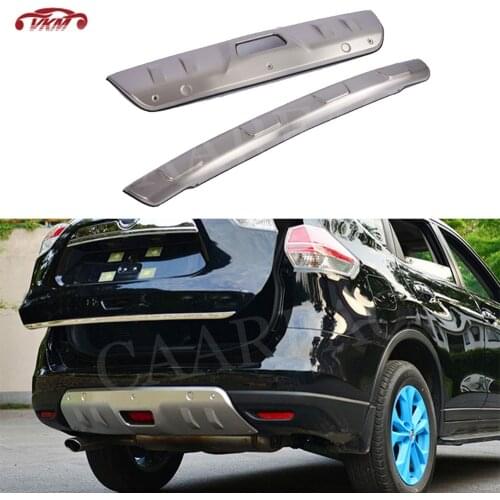 Front Rear Bumper Fender Protector Guard Skid Plate Sill Covers For Nissan X Trail Rogue X-Trail T32 2014 2015 2016