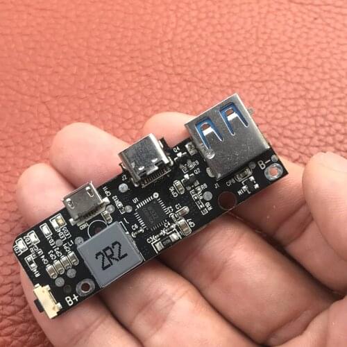 DC 5V 6V 9V 12V Micro USB Type-c QC 3.0 Quick Charging Board Fast Charger Module for 18650 Battery DIY Mobile Power Bank