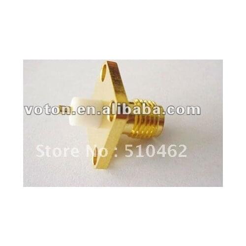 SMA Femal connector 4 holes flange