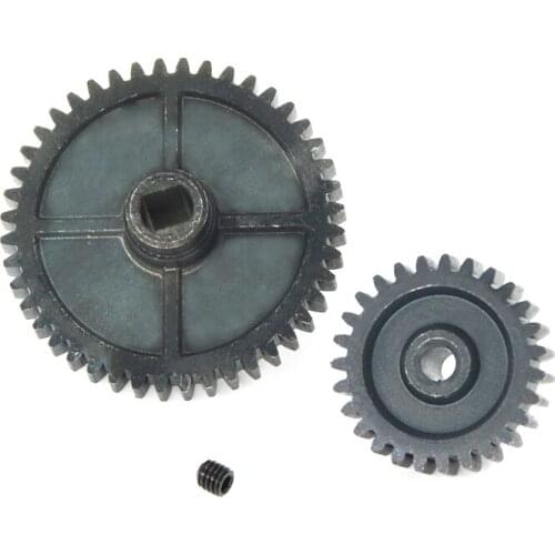 RC Parts 1/14 Reduction Gear + Motor Gear Remote Control Car Part Fit for WLtoys 144001 Remote Control Car Spare Part Motor Gear