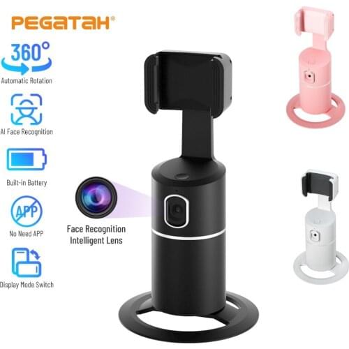 Selfie stick Auto Face Tracking AI Smart Shooting 360 Gimbal stabilizer for phone video Live Vlog Tiktok shooting Phone Holder