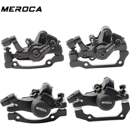 MEROCA Mountain Bike Line Pulling Disc Brake Caliper Front and Rear Calipers with 160mm Rotor Iamok Bicycle Parts