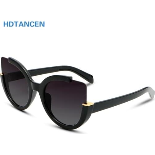 Cat Eye Sunglasses Women 2019 High Quality Brand Designer Vintage Fashion Driving Sun Glasses For Women UV400 lens gafas de sol