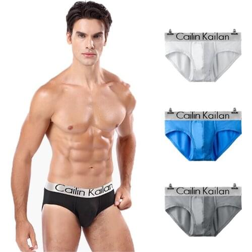 New Mens Underwear Sexy Under Wear Breathable Briefs Male Modal Comfortable Panties Mens Soft Briefs Solid Underwear for Men