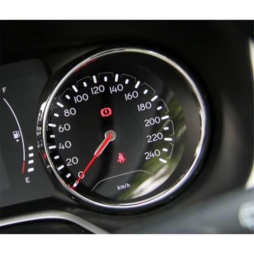 Dashboard Decoration Ring Cover Trim for Jeep Compass 2017+ Car Stickers Stylish Car Accessories Interiror Decoration Brand New