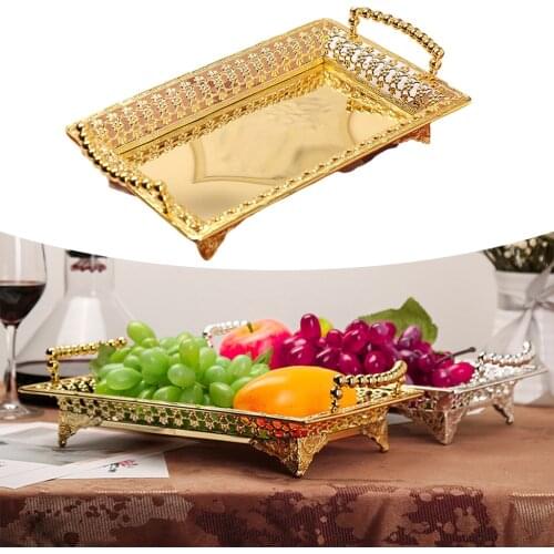 Retro European Style Tray Plate Serving Food Fruit Snack Dishes Salad Plate