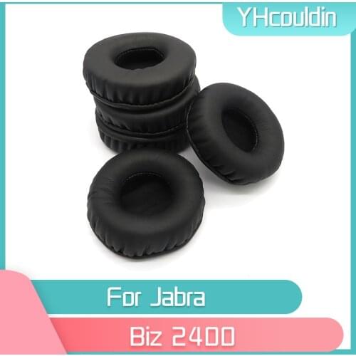 YHcouldin Earpads For Jabra Biz 2400 Biz2400 ii Headphone Accessaries Replacement Wrinkled Leather