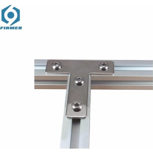 2020 L type T type cross plate joint aluminum connector EU standard 20/30/40 series industrial Aluminum Profile Accessories 3D