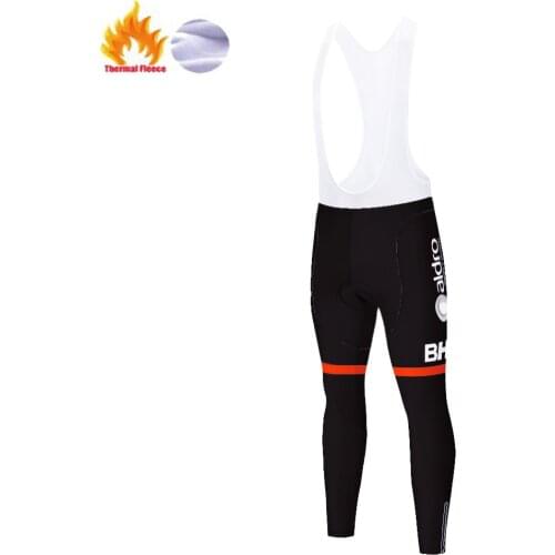 2021 BH TEAM pantalon ciclismo Winter Fleece Thermal Long Pants Outdoor 20D gel pad bicycle cycling pants men