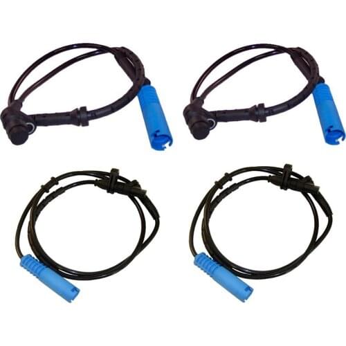 4PCS SET FRONT REAR WHEEL ABS SPEED SENSORS FOR BMW E38 740i 740iL 750iL