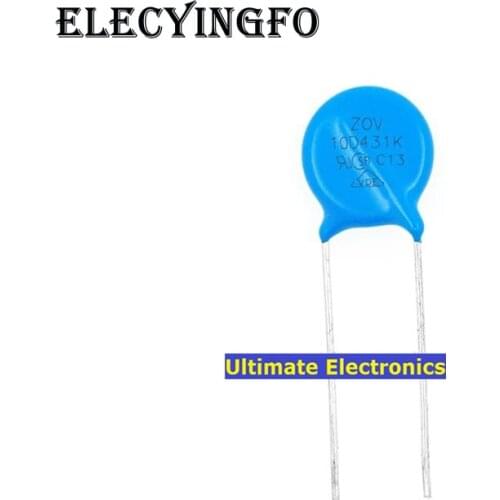 50pcs Varistors 10D431K 430V Varistor Metal voltage dependent resistor