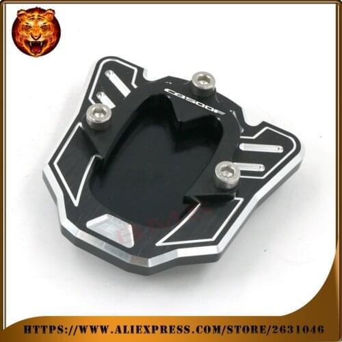 Motorcycle foot Side Kickstand pad Stand Extension Support Plate For HONDA CB500F CB500 2013 2014 2015 2016 free shipping logo
