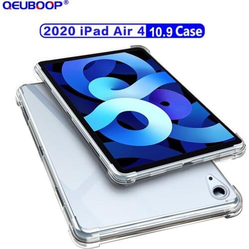 For 2020 iPad Air 4 10.9 TPU Cover Drop Resistance Soft Case For Apple iPad Air 2020 4th generation Tablet Transparent Back Case