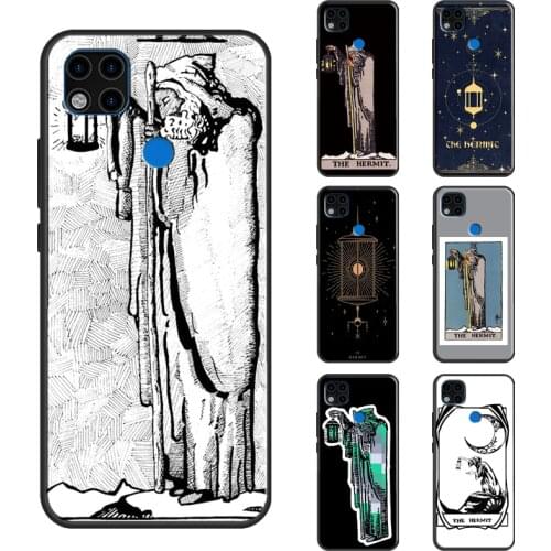 The Hermit Tarot Card Case For Xiaomi Redmi Note 8 9 Pro 8T 9S Note 10 Pro Funda For Redmi 9 9C 9A K40 9T Cover