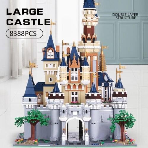 In Stock Cinderella Princess Magic Castle 71040 Bricks 16008 Building Blocks Kids Toys Bricks City Friend Street