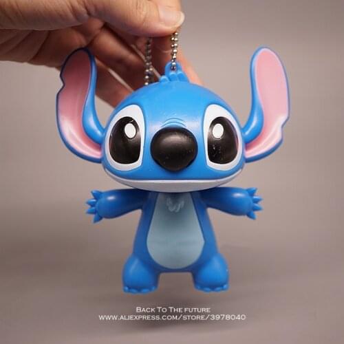 Disney Lilo & Stitch Christmas 12cm doll Action Figure Posture Anime Decoration Collection Figurine toy model for children gift