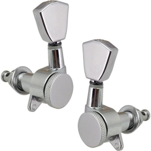 3l+3r Silver Electric Acoustic Guitar Locking Tuners Guitar Machine Head