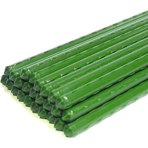 Hot Sale 25 Pack Garden Stakes Metal Plastic Coated Plant Cage Supports Climbing for Tomatoes,Trees,Cucumber,Fences,Beans,40cm