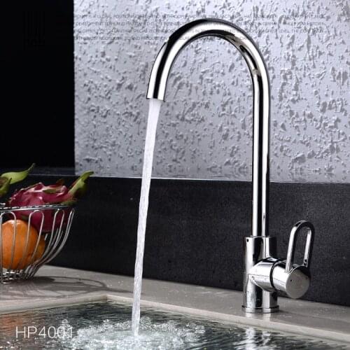 Han sent all copper hot and cold single kitchen faucet sink faucet washing basin faucet HP4001