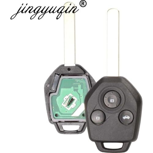Jingyuqin 3 Button Remote Key 433Mhz ID62 Chip for Subaru Forester Outback Legacy 2008 2009 2010 2012 2013 2014