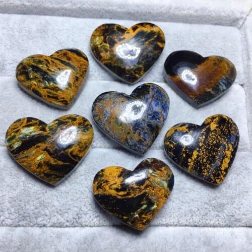 Natural Rare Pietersite Stone Heart Pendant Loose Accessories DIY Material Woman Jewelry Bijou Lolleria De Mujer