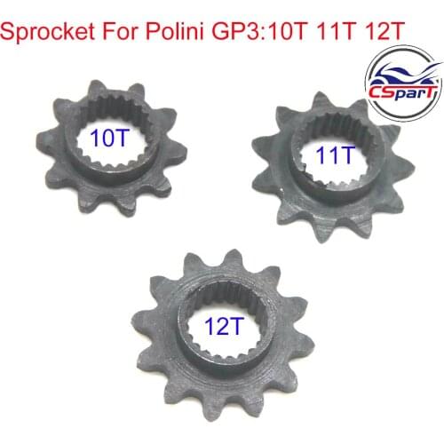 10 Tooth Sprocket Polini GP3 39CC Water Cooled Mini Moto Pocket Bike Parts