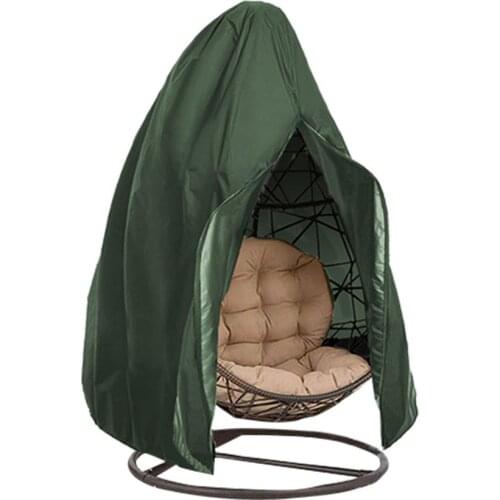 Egg Swing Chair Dust Cover Protector With Zipper Protective Case Waterproof Outdoor Garden Patio Hanging Egg Chair Cover
