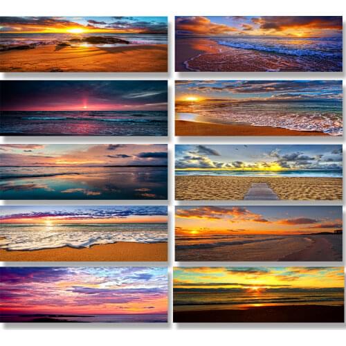 GoldLife Beach Canvas Painting Wall Art Nordic Sea Posters And Prints Home Decoration Big Size Pictures For Living Room Decor