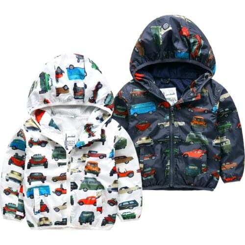 Spring&autumn new fashion childrens clothing outerwear coat kids jackets hooded baby boys clothes all cars high quality