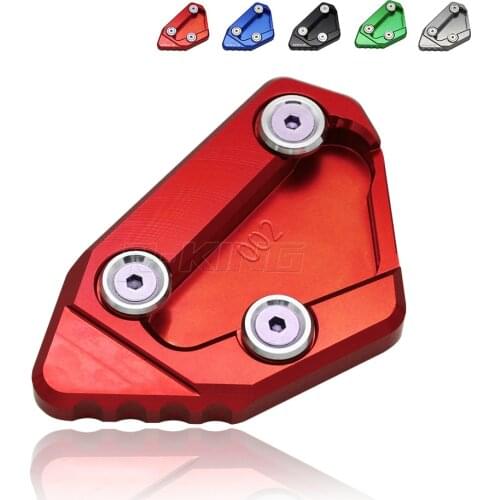 Motorcycle CNC Kickstand Foot Side Stand Extension Pad Support Plate For GSXR1000 GSX-R1000 GSXR 1000 2009-2016 2015 2014